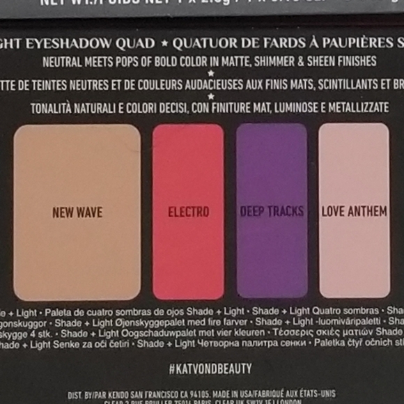BNIB KVD Shade + Light Four pan Kitten Mini NEUPOP - Picture 4 of 6